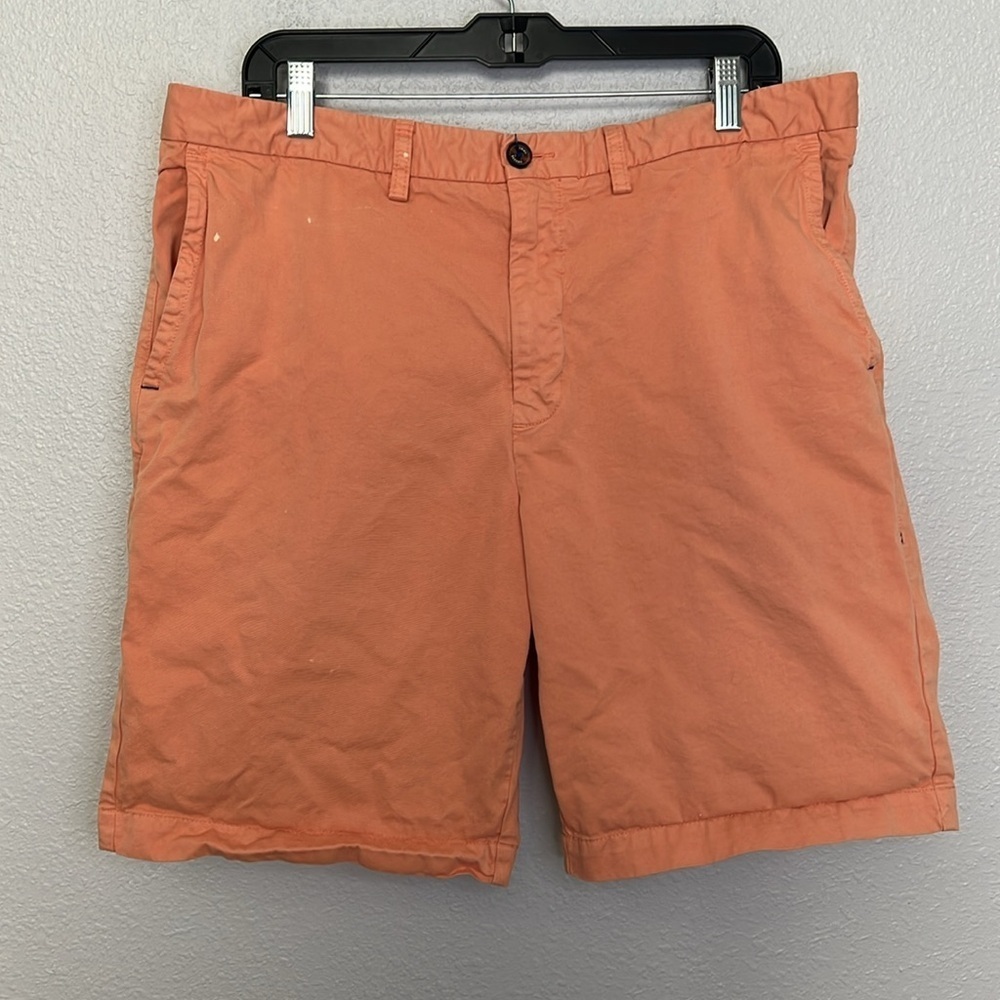 Tommy Bahama Cotton Blend Shorts Orange Size 38